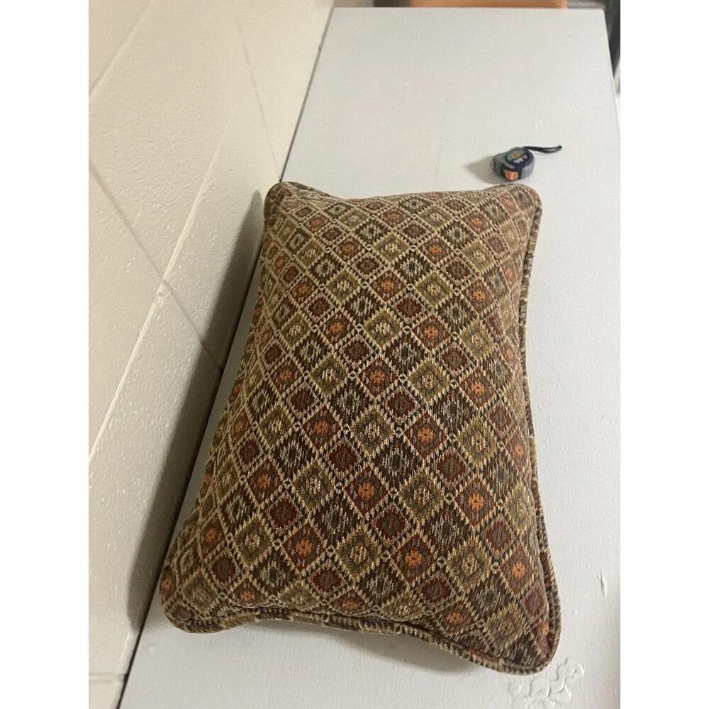 24 Inch Vintage Turkish Pattern Throw Pillow Bohemian Boho